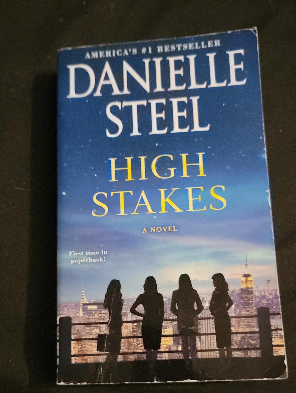 4/$12-  Danielle Steel "High Stakes" Paperback Novel